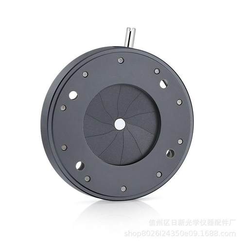 模组一体光阑可调光阑手动光阑光阑光圈放大缩小1.5-17MM高精度