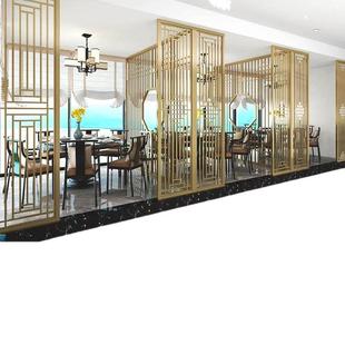 铁艺屏风餐厅卡座隔断围栏酒吧烧烤火锅饭店包间隔墙格栅装饰