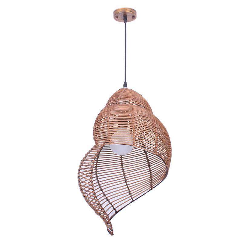 竹编灯笼编吊灯复古中式仿古餐厅吧台灯创意个性东南亚藤艺吊灯,家装灯饰光源,智能吊灯,淘宝优惠券,粉丝福利购,淘宝优惠卷