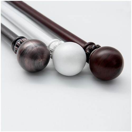 可上门安装北现代客厅加厚铝合金横杆罗马杆单杆双杆侧装窗帘杆