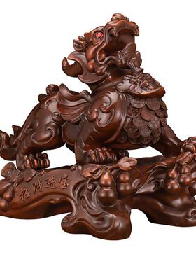 霸王貔貅摆件貔貅大号一对客厅公司店铺开业礼品工艺品