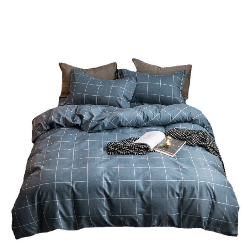 被套单单双人学生件宿舍四件套202347-3人1风50x200磨毛秋冬ins被