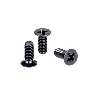 KM2x3 2x25沉头黑色螺丝黑锌达克罗螺丝GB819黑色不锈钢高盐雾