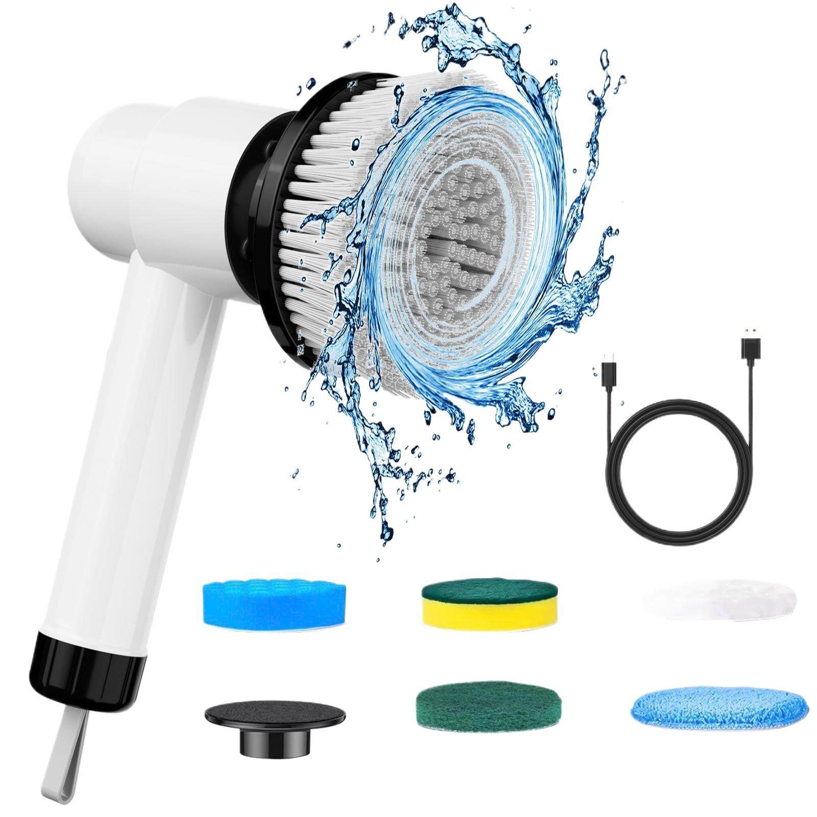 电动多功能清洁刷家用厨房浴室玻璃长短可两用刷手持强力,家庭/个人清洁工具,一次性抹布,淘宝优惠券,粉丝福利购,淘宝优惠卷