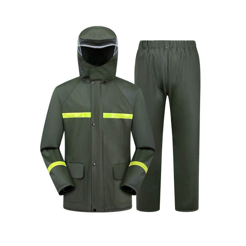 雨衣雨裤套装防暴雨外卖骑手加厚针织布透气分体户外成人雨衣,居家日用,雨披/雨衣,淘宝优惠券,粉丝福利购,淘宝优惠卷