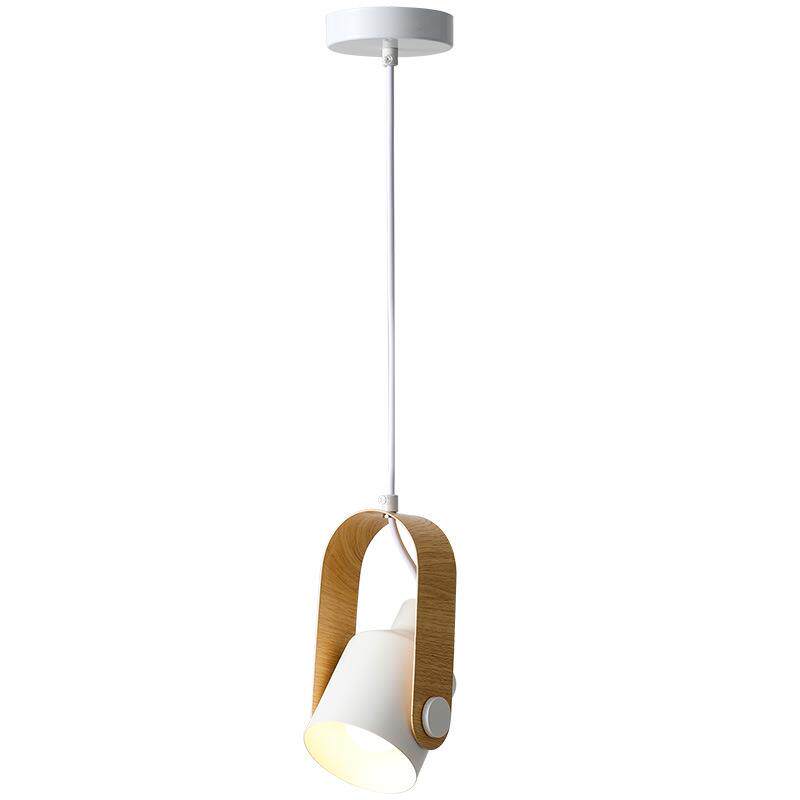 床头提桶筒灯吊灯卧室现代简约北欧餐厅吧台灯氛围设计感创意灯具