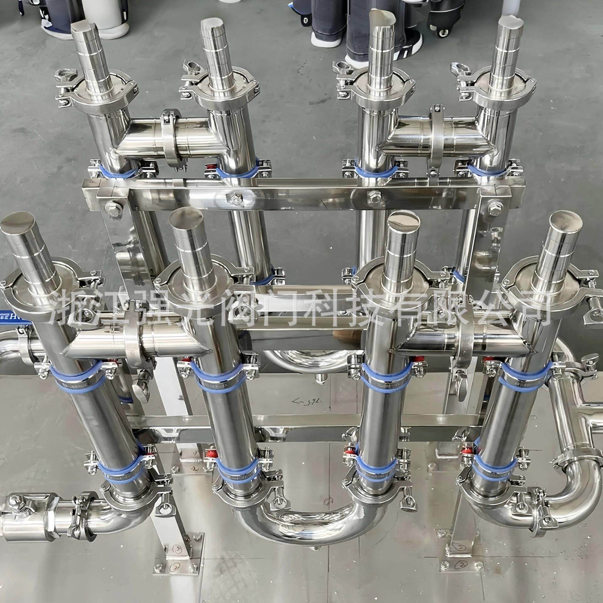 新能源锂电池浆料磁性过滤器强磁棒除铁U型流体磁性管道除铁器