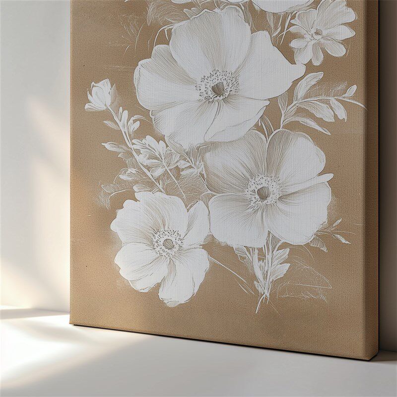 布纸有爱 花仙纸 东方美学花卉装饰画小众玄关挂画客厅单幅艺术画