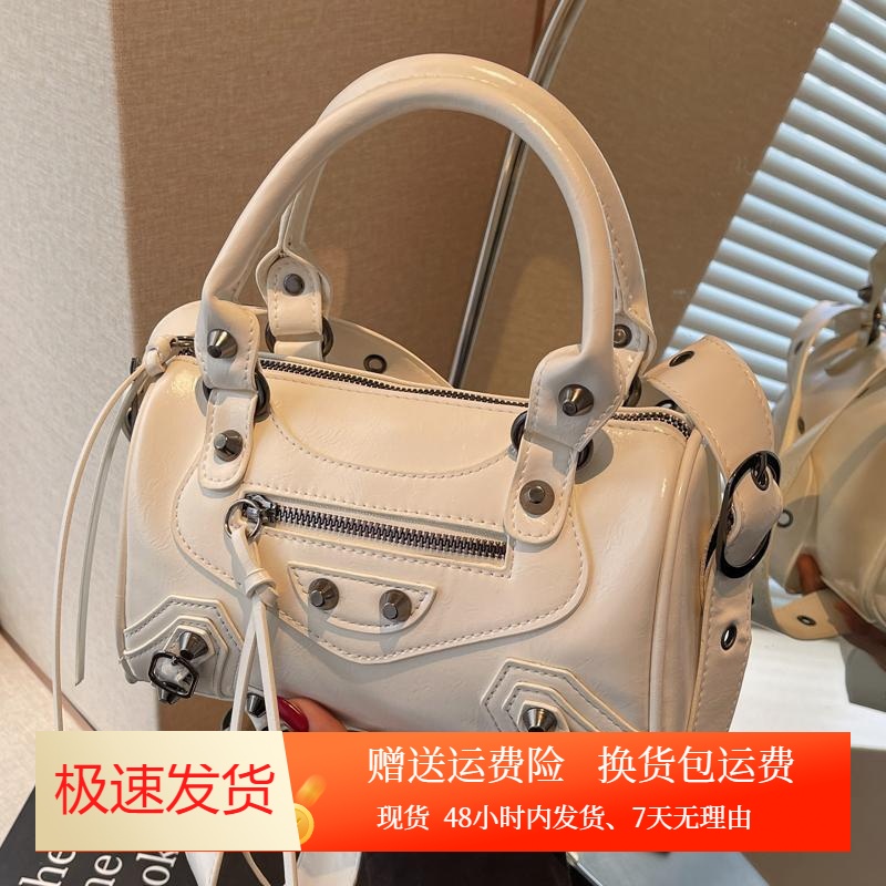 复古小众设计包包女2025年新款时尚个性潮流枕头包复古单肩斜挎包