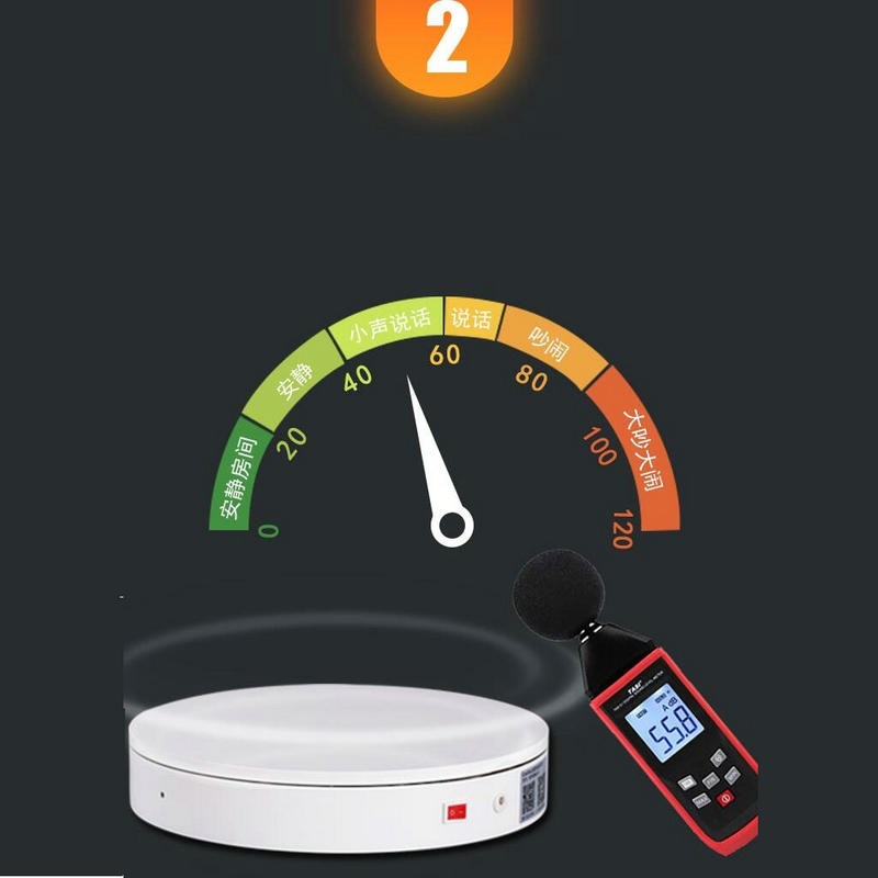 HQ ETLS01 32X6CM 360 Degrees Electric Rotating Turntable Dis