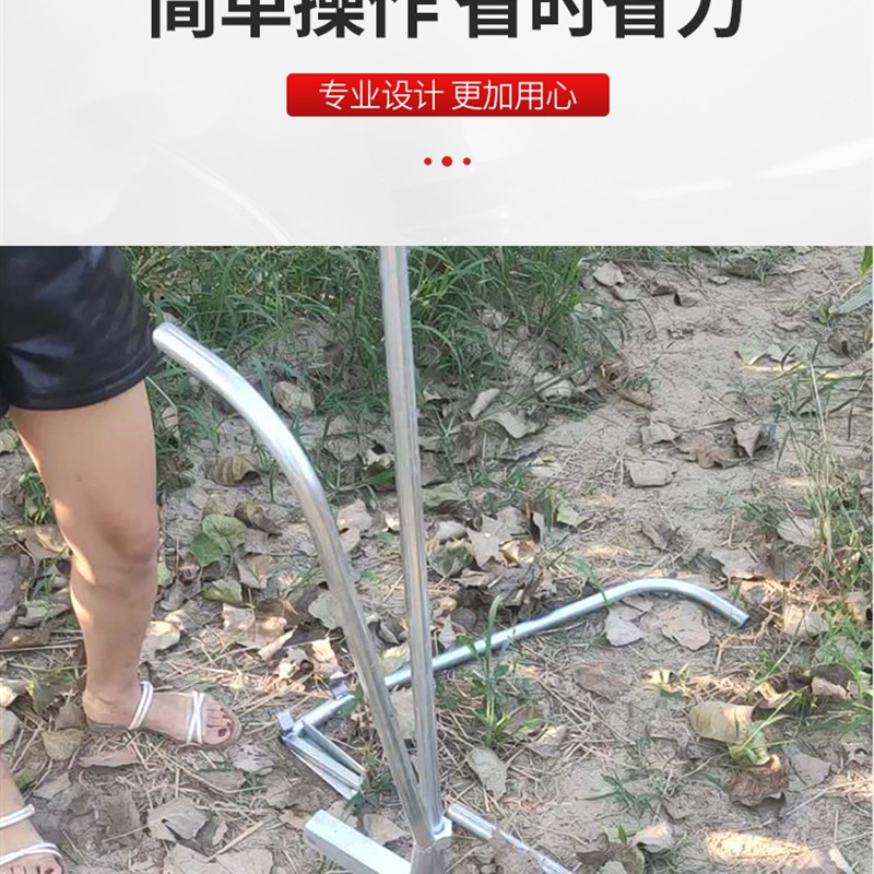 农用大棚插管器拔管起管拔管挖洞打孔取管钢管骨架大棚配件