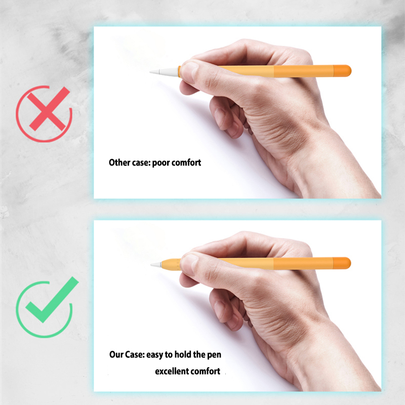Soft Silicone  Sleeve For Apple Pencil 1 2 Case Pencil2 Pen