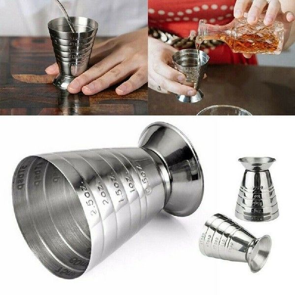 75ml Stainless Steel 304 Measuring Cup Measure Jigger Home