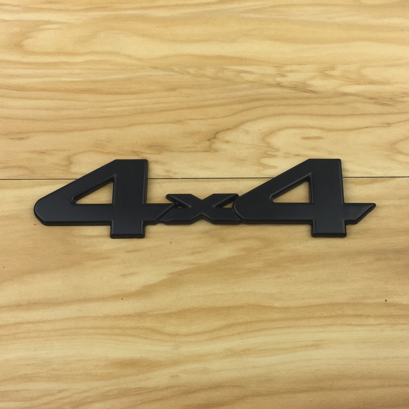 包邮新款4X4 越野车四驱个性车贴车标 汽车改装 金属车贴 4驱标志
