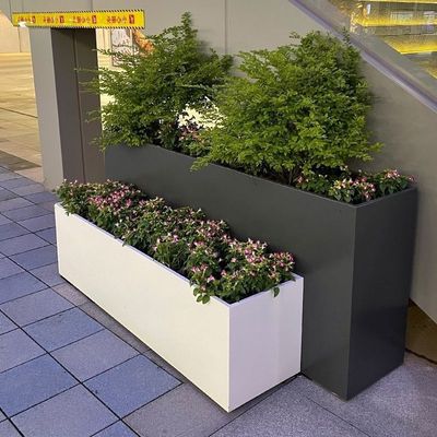 户外花箱铁艺外摆商业街奶茶店广场隔断美观花架子园艺花坛花槽