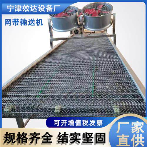 极速304不锈钢网带输送机隧道炉烘干线丝印烘干炉风冷流水线网链