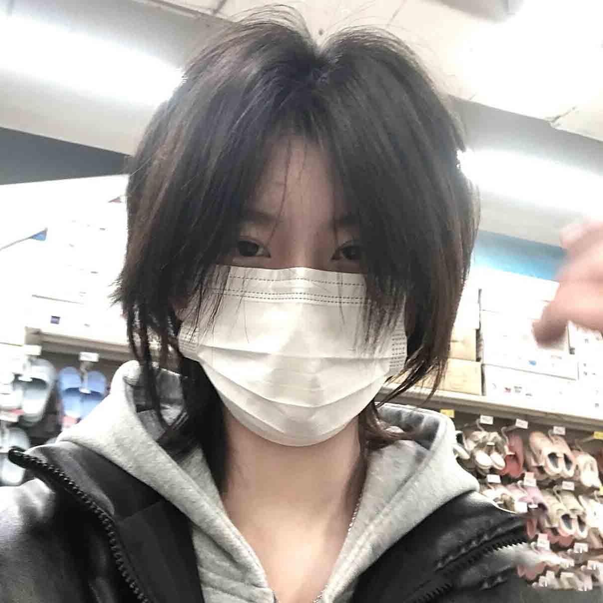 假发男狼尾长发日系男女生武士头中分男士鲻鱼头自然日常全头套式