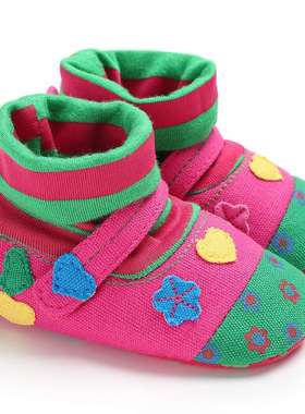 Baby shoes winter 0-1 years old set feet do not fall off sho