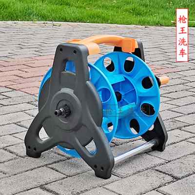 水管收纳架园林水管盘管卷管器工具洗车水管收管缠绕架子水管车架
