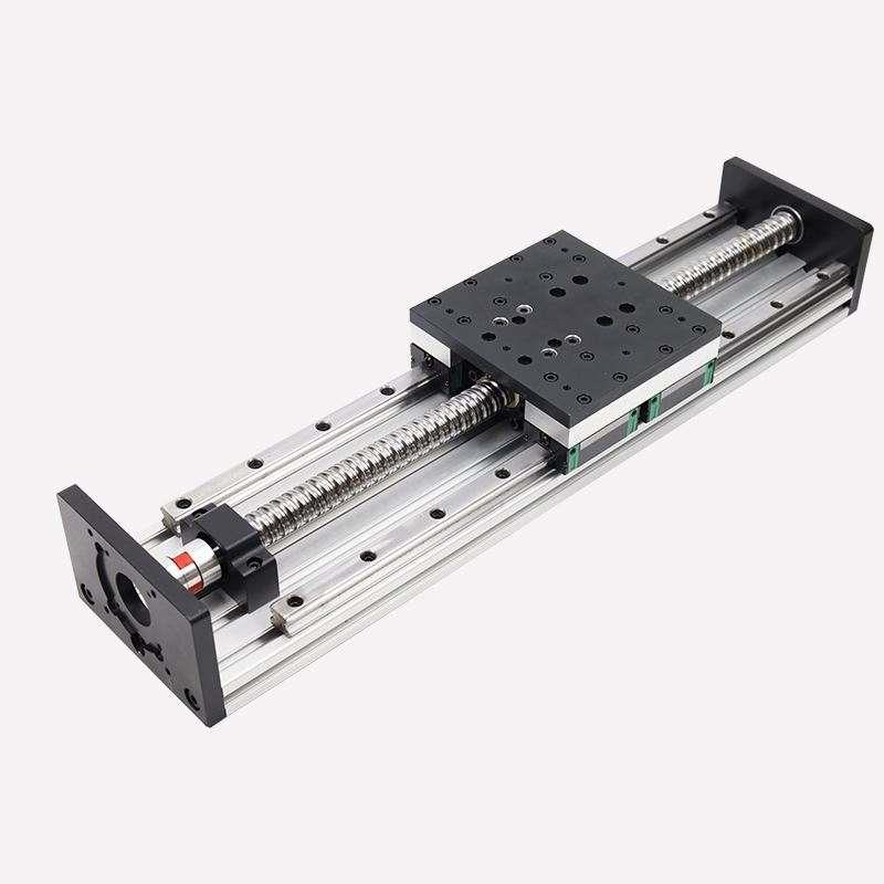 重型双线轨滚珠丝杆滑台模组直线精密导轨线性十字数控工作台定制