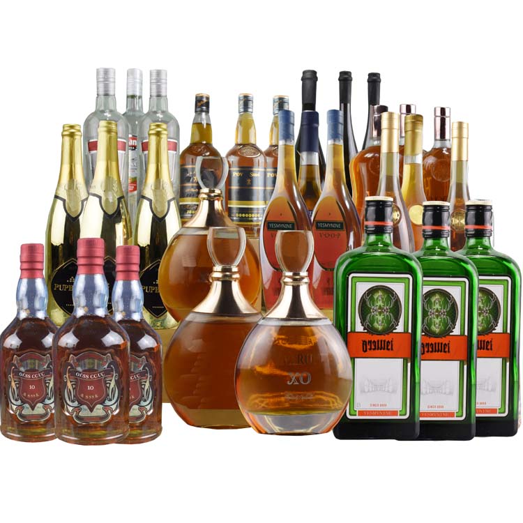 仿真酒柜摆件家居饰品客厅酒柜酒瓶摆件全屋定制店铺展厅酒瓶摆设