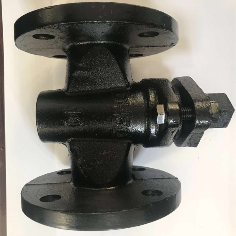 X43W-10 铸铁法兰二通旋塞阀 管道启闭阀 DN50 65 80 100 125 150