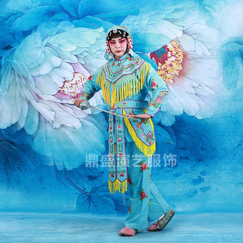 京剧越剧豫剧戏曲服装舞台演出服装刀马旦武旦女兵衣杨门女将