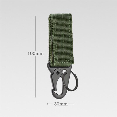 极速1PC Tactical Hanging Buckle Nylon Belt Hook Buckles Outd