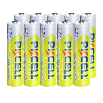 10PCS PKCELL 1.2v NI-MH AAA Battery 3A 1000MAH AAA Rechargea