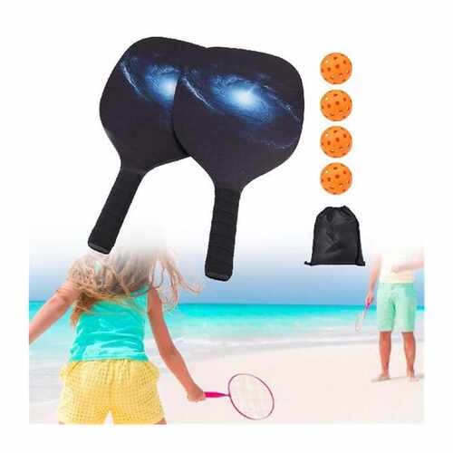 极速Pickleball Paddles Kit Wooden Accessory for Beach or Par