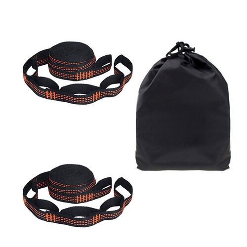 极速2Pcs Outdoor Hammock e Straps Set 5 Ring High Load-Beari