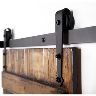极速5FT Sliding Black Rus Wheel Barn Arrow American 8FT Door