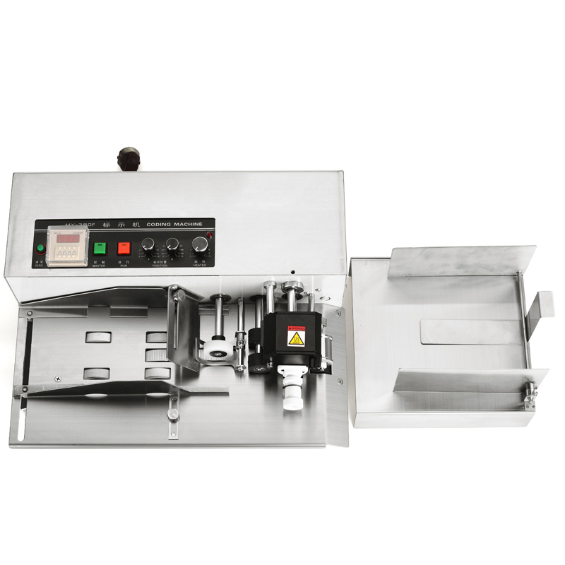 诺朗 自动墨轮打码打印生产日期墨轮喷码机全自动印字机加宽标识