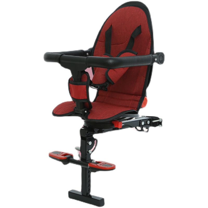 电动车儿童前置座椅电瓶车宝宝座椅电摩小孩安全旋转通用坐凳