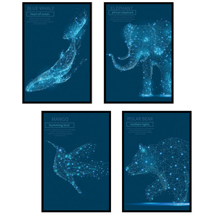 Stickers Background Living Sofa Animal Room Wall