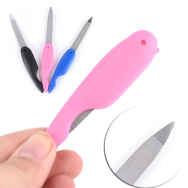 3pcs/lot 13.5cm Nail File Random Durable Steel Metalic