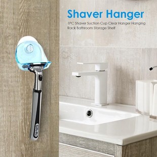 Holder Washroom Wall 2pcs Suction Shaver Sucker Cup Plastic