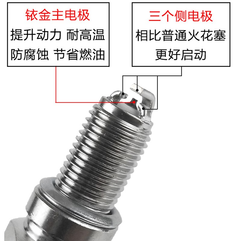 火炬机车火花塞铱金A7TC D8TC B7TC弯梁跨骑踏板110 125 400