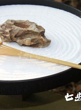 新品日式沙耙禅意枯山水沙盘心理竹耙子制作工具配件木耙沙子造型