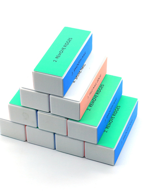 好货Nails Buffer Grind Buffing Block pink Nail File For