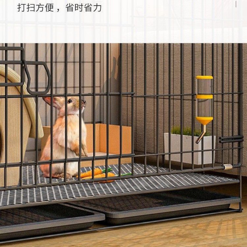 兔子笼笼子室内家用养兔专用大号豚鼠荷兰自动清粪宠物兔窝兔笼