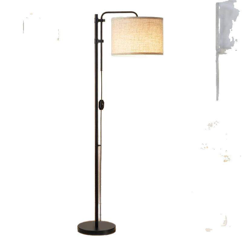 落地灯客厅高度调节中山工厂无极调光美式工业风卧室落地灯