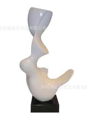 太湖石雕塑中式风格样板房别墅树脂抽象摆件办公空间台面艺术品