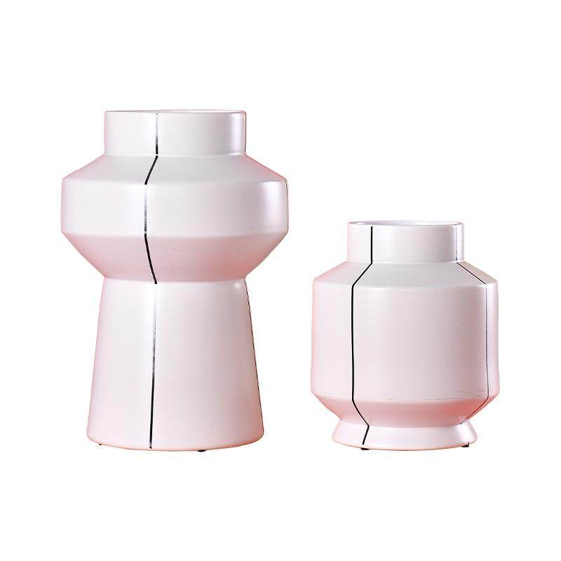 现代简约白色陶瓷花瓶摆件北欧网红创意家居客厅干花插花装饰,橡塑材料及制品,工业陶瓷,淘宝优惠券,粉丝福利购,淘宝优惠卷