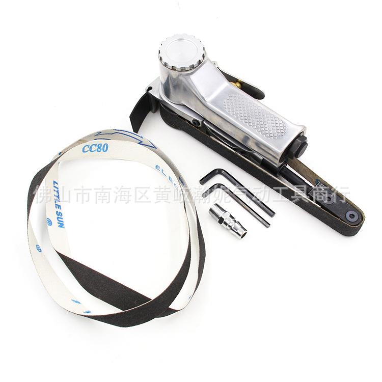 欧维尔OW-SD20气动砂带机机不锈抛光机砂纸机2磨光20钢*50mm