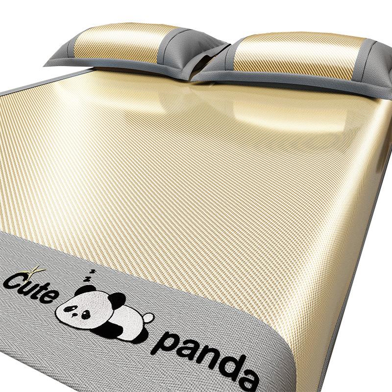 级婴冰丝席夏季XL-2025凉席件套可机母洗空调软席三子床单床笠冰