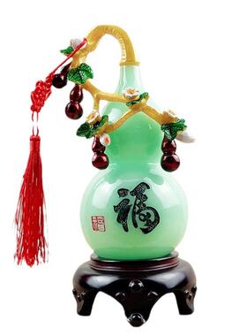 新款上市天然福气满满葫芦摆件创意家居酒柜工艺品装饰摆件