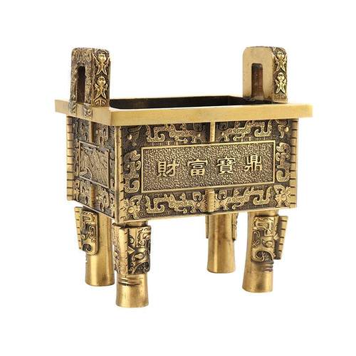 厂家铜鼎摆件财富宝鼎鼎盛千秋家居工艺品铜器摆件