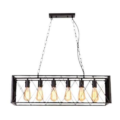 loft个性创意餐厅咖啡厅吧台铁艺吊灯美式工业风复古水管酒吧吊灯