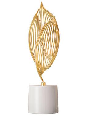 轻奢风生水起摆件高档客厅玄关电视柜酒柜家居装饰品乔迁新居礼品